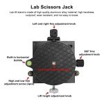 Aluminum Lab Jack Scissor Lift Platform