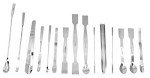 EISCO 15-Piece Stainless Steel Scoop and Spatula Set