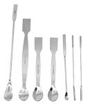 EISCO 15-Piece Stainless Steel Scoop and Spatula Set