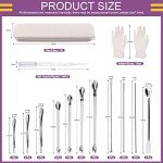 74-Piece Stainless Steel Lab Scoop & Spatula Set