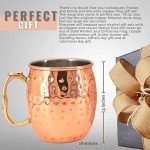 Moscow Mule Mugs Gift Set of 96 with Straws