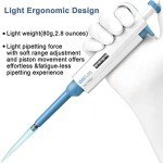 Adjustable Single Channel Micropipette 20-200µL