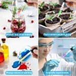 8-Pack Glass Eye Droppers - 1ml Pipette Set