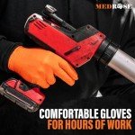 MedRose Extra Thick Orange Nitrile Gloves - 100 Pack