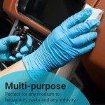 ASAP Blue Nitrile Powder-Free Exam Gloves, Medium 100 Pack