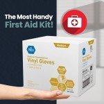 MedPride Large Powder-Free Vinyl Exam Gloves 1000