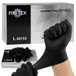 Black Nitrile Disposable Gloves - 100 Pack