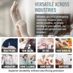 Vinyl Exam Gloves - Disposable, Powder-Free, 100 Count