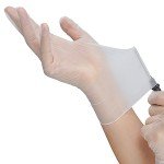 Vinyl Exam Gloves - Disposable, Powder-Free, 100 Count