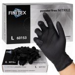 Black Nitrile Disposable Gloves - 100 Pack