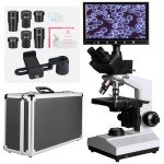 Darkfield & Brightfield Compound Microscope with Monitor