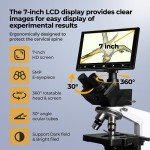 Darkfield & Brightfield Compound Microscope with Monitor