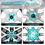 M12x1.5 Tapered Chrome Lug Nut Pack (20)