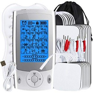 SPACEREST Rechargeable Dual Channel Tens Unit for Pain Relief