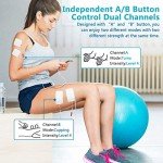 SPACEREST Rechargeable Dual Channel Tens Unit for Pain Relief