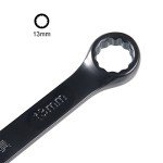 13mm 12-Point Box Open End Wrench - Black