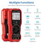 Etekcity Digital Multimeter TRMS 6000 Counts Red