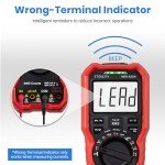 Etekcity Digital Multimeter TRMS 6000 Counts Red