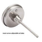 Stainless Steel Brewing Thermometer with Adjustable Dial