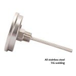 Stainless Steel Brewing Thermometer with Adjustable Dial