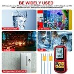 Dual Channel Digital Thermometer with K-Type Probes