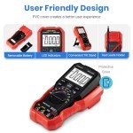 Etekcity Digital Multimeter TRMS 6000 Counts Red
