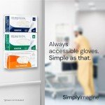 Acrylic Wall-Mount Glove Dispenser Holder (Triple)