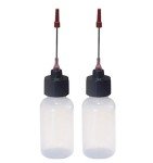 2-Pack 2-Oz Plastic Squeeze Bottles with Applicators