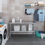 Jefferson Stainless Steel Work Table with Shelf