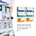 Acrylic Wall-Mount Glove Dispenser Holder (Triple)