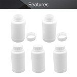 10-Pack 250ml Plastic Lab Reagent Bottles
