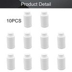 10-Pack 250ml Plastic Lab Reagent Bottles