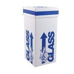 Dynalon Floor Model Glass Disposal Box, 12" x 27