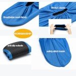 Reusable Non-Slip Mesh Shoe Covers - 3 Pairs