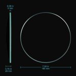 Stonylab 10-Pack 180mm Borosilicate Watch Glasses