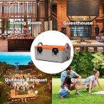 Insulated Food Pan Carrier with 2 Pans, 22 Quart