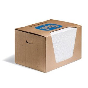 Oil-Only Absorbent Mat Pads - 100 Count Pack