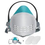 Reusable Half Facepiece Respirator with 20 Filters