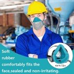Reusable Half Facepiece Respirator with 20 Filters