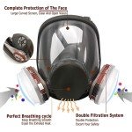 MOARON Reusable Full Face Respirator for Protection