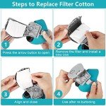 Reusable Half Facepiece Respirator with 20 Filters