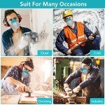 Reusable Half Facepiece Respirator with 20 Filters