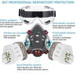 Reusable Half Face Respirator Mask with Filters
