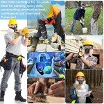 Reusable Half Face Respirator Mask with Filters