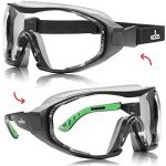 NoCry Anti-Fog Safety Goggles with Adjustable Headband
