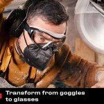 NoCry Anti-Fog Safety Goggles with Adjustable Headband