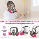 GSHUBB Full-Face Respirator Mask with Cartridges