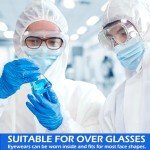 Anti-Fog Safety Glasses for Over Eyeglasses