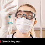 NoCry Anti-Fog Safety Goggles with Adjustable Headband