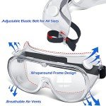 Anti-Fog Safety Glasses for Over Eyeglasses